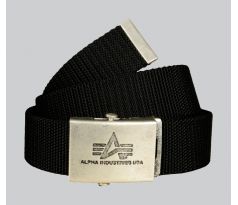 ALPHA INDUSTRIES opasok Heavy Duty Belt - čierny (black)