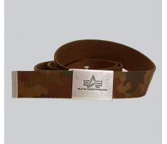 ALPHA INDUSTRIES Heavy Duty Belt - maskáčový (woodl. camo)