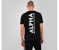 ALPHA INDUSTRIES tričko Backprint T - čierne (black)