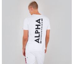 ALPHA INDUSTRIES tričko Backprint T - biele (white)