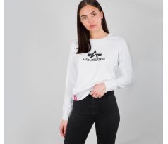 ALPHA INDUSTRIES mikina New Basic Sweater Wmn - biela (white)