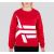 ALPHA INDUSTRIES Side Logo Sweater Wmn - červená (speed red)
