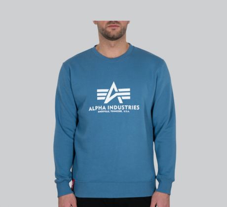 ALPHA INDUSTRIES mikina Basic Sweater - modrá (airforce blue)