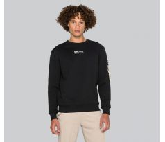 ALPHA INDUSTRIES Organics EMB Sweater - čierna (organic black)