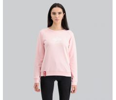ALPHA INDUSTRIES mikina New Basic Sweater Wmn - ružová (pastel pink) S