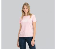 ALPHA INDUSTRIES tričko New Basic T Wmn - pastelovo ružové (pastel pink)