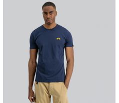 ALPHA INDUSTRIES tričko Basic T Small Logo - námornícky modré (new navy) XL