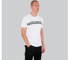 ALPHA INDUSTRIES tričko Alpha Industries T - biele/čierne (white/black)