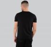 ALPHA INDUSTRIES tričko Basic T Reflective Print - čierne (black)