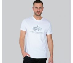 ALPHA INDUSTRIES tričko Basic T Reflective Print - biele (white)