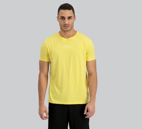 ALPHA INDUSTRIES tričko Organics EMB T - žlté (organic yellow)